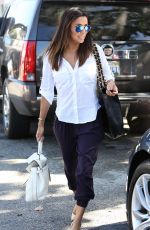 EVA LONGORIA Leaves Ken Paves Hair Salon in Los Angeles