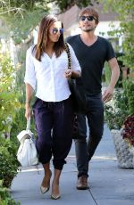 EVA LONGORIA Leaves Ken Paves Hair Salon in Los Angeles