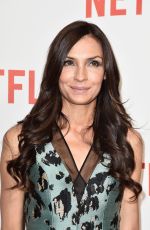 FAMKE JANSSEN at Netflix Launch Party in Paris