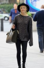 FEARNE COTTON Arrives at BBC Radio 1 Studios in London