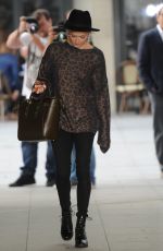 FEARNE COTTON Arrives at BBC Radio 1 Studios in London