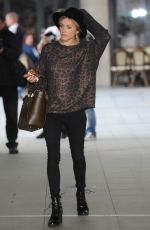 FEARNE COTTON Arrives at BBC Radio 1 Studios in London