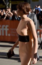 FELICITY JONES at The Theory of Everything Premiere in Toronto