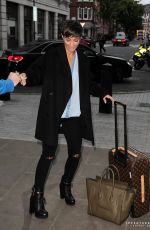 FRANKIE BRIDGE Arrives at BBC Radio 1 Studios in London