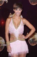 FRANKIE BRIDGE at Strictly UK  Launch at Elstree Studios