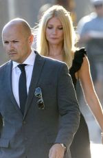 GWYNETH PALTROW Arrives at Jimmy Kimmel Live! in Hollywood