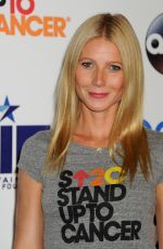 GWYNETH PALTROW at Stand Up 2 Cancer Live Benefit in Hollywood