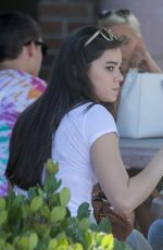 HAILEE STEINFELD and SOPHIE TURNER Enjoying Some Frozen Yogurt in Malibu