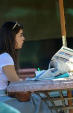 HAILEE STEINFELD and SOPHIE TURNER Enjoying Some Frozen Yogurt in Malibu
