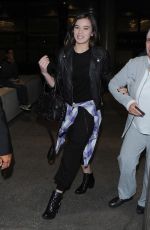 HAILEE STEINFELD Arrives at Los Angeles International Airport