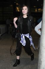 HAILEE STEINFELD Arrives at Los Angeles International Airport