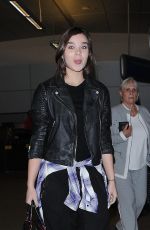 HAILEE STEINFELD Arrives at Los Angeles International Airport