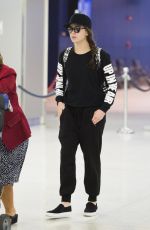 HAILEE STEINFELD at JFK Airport in New York