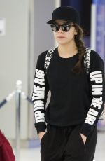HAILEE STEINFELD at JFK Airport in New York