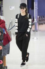 HAILEE STEINFELD at JFK Airport in New York