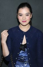 HAILEE STEINFELD at Marc Jacobs Fashion Show in New York