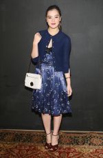 HAILEE STEINFELD at Marc Jacobs Fashion Show in New York