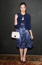 HAILEE STEINFELD at Marc Jacobs Fashion Show in New York