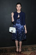 HAILEE STEINFELD at Marc Jacobs Fashion Show in New York