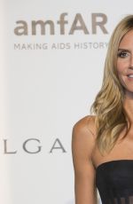 HEIDI KLUM at Amfar 2014 Gala in Milan