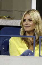 HEIDI KLUM at US Open Tennis Tournament
