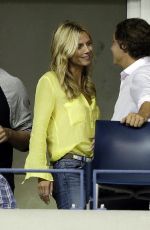 HEIDI KLUM at US Open Tennis Tournament