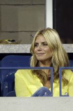 HEIDI KLUM at US Open Tennis Tournament