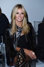 HEIDI KLUM at Versace Fashion Show in Milan