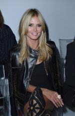 HEIDI KLUM at Versace Fashion Show in Milan