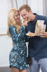 HEIDI MONTAG at Sealord Commercial Set in Auckland
