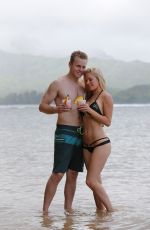 HEIDI MONTAG in Bikini at a Beach in Hawaii