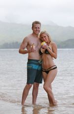 HEIDI MONTAG in Bikini at a Beach in Hawaii