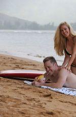HEIDI MONTAG in Bikini at a Beach in Hawaii