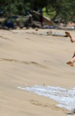 HEIDI MONTAG in Bikini at a Beach in Hawaii