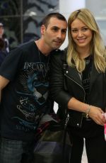 HILARY DUFF Arrives at Airport in Sydney