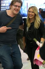 HILARY DUFF Arrives at Airport in Sydney