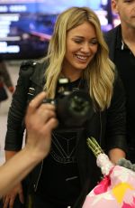 HILARY DUFF Arrives at Airport in Sydney