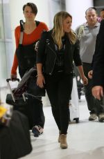 HILARY DUFF Arrives at Airport in Sydney