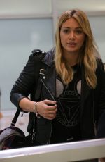 HILARY DUFF Arrives at Airport in Sydney