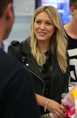 HILARY DUFF Arrives at Airport in Sydney