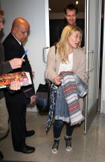 HILARY DUFF at Los Angeles International Airport 0509