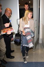 HILARY DUFF at Los Angeles International Airport 0509
