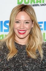HILARY DUFF at The Elvis Duran Z100 Morning Show in New York