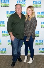 HILARY DUFF at The Elvis Duran Z100 Morning Show in New York
