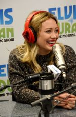 HILARY DUFF at The Elvis Duran Z100 Morning Show in New York