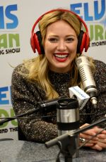 HILARY DUFF at The Elvis Duran Z100 Morning Show in New York