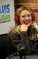 HILARY DUFF at The Elvis Duran Z100 Morning Show in New York