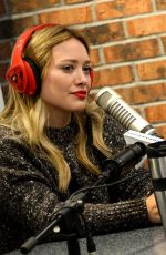 HILARY DUFF at The Elvis Duran Z100 Morning Show in New York