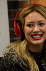 HILARY DUFF at The Elvis Duran Z100 Morning Show in New York