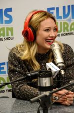 HILARY DUFF at The Elvis Duran Z100 Morning Show in New York